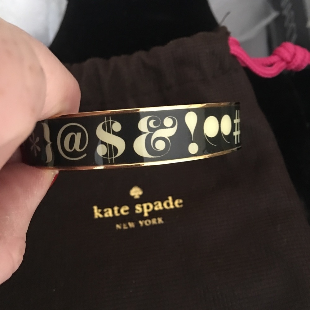 Kate Spade bracelet “Pardon My French” NWOT fun!